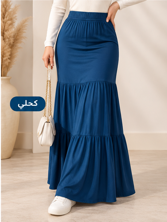 تنورة كحلية
